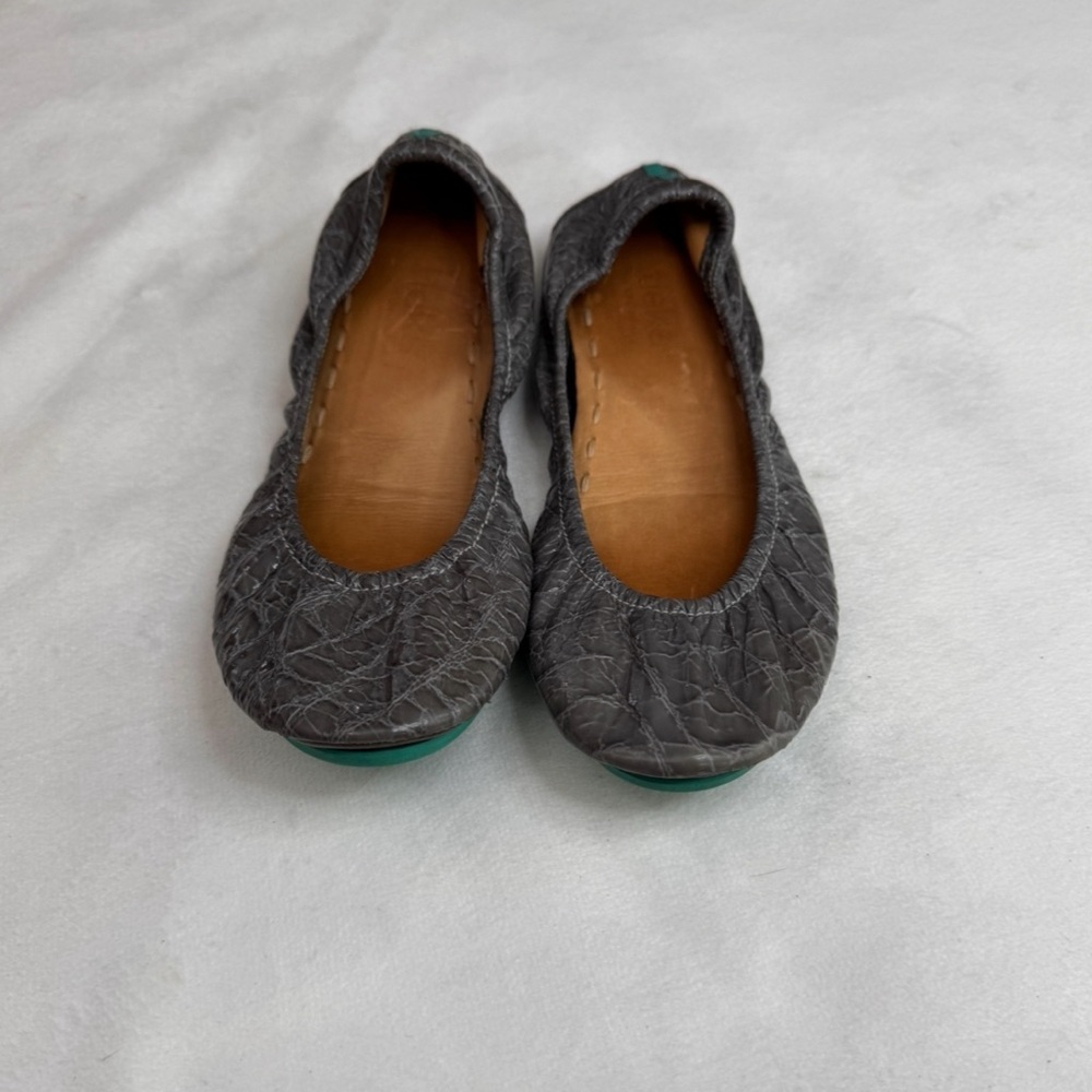 Tieks Ballet Flats Slate Grey Croc 7